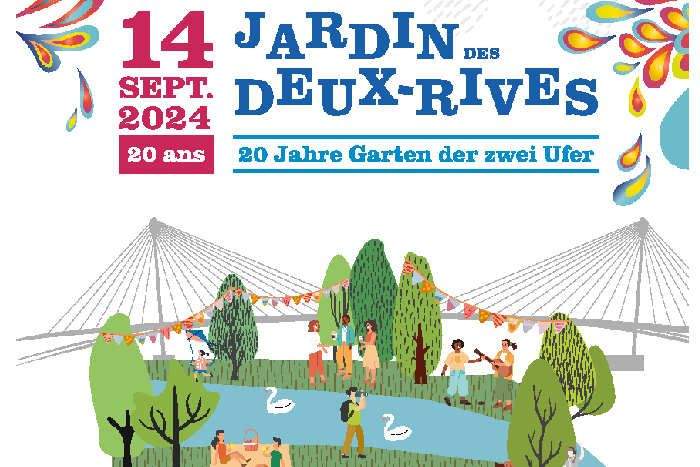 Jardin des Deux Rives, les 20 ans, le 14 septembre 2024